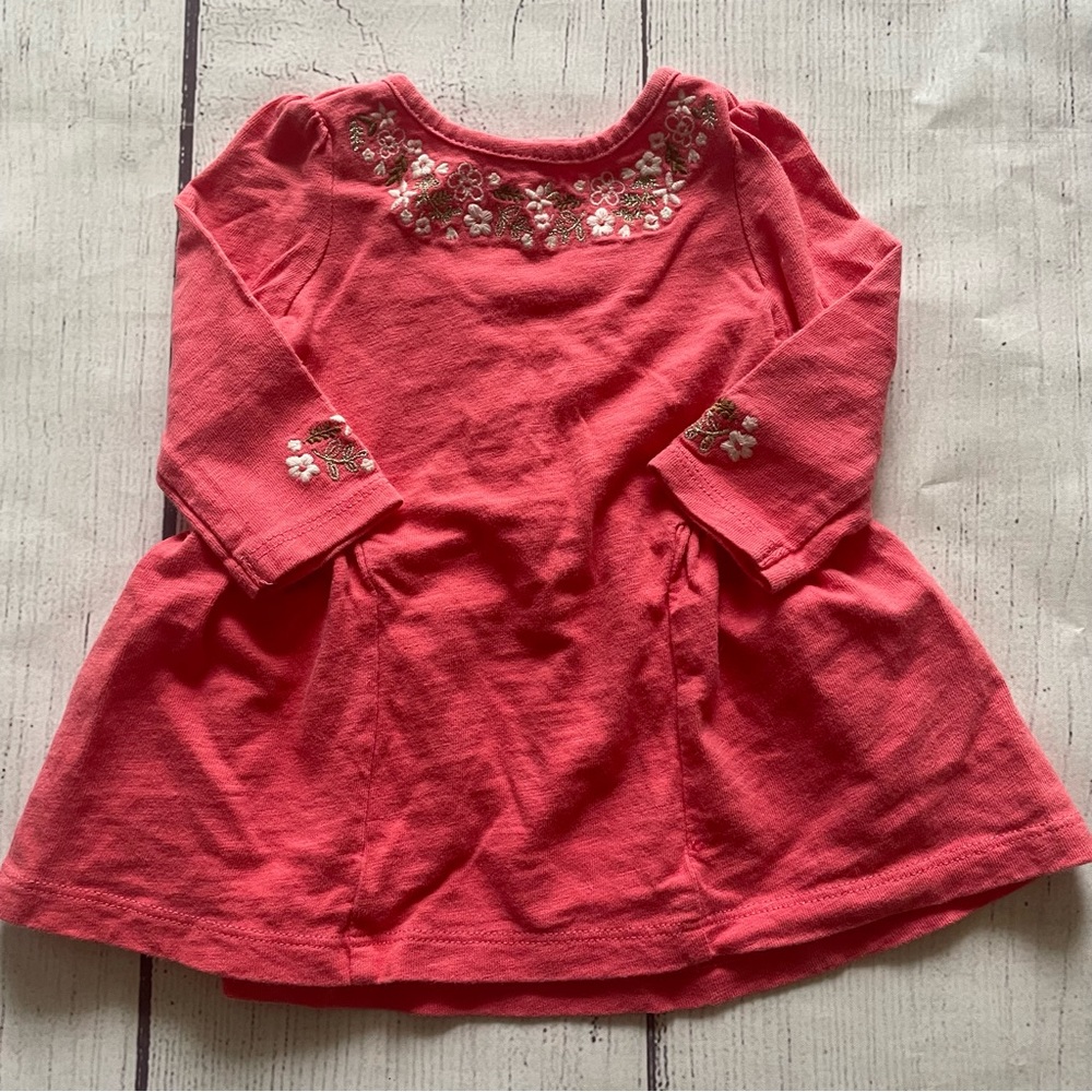 Gymboree Forest Fox Floral Dress Size 0-3 months
